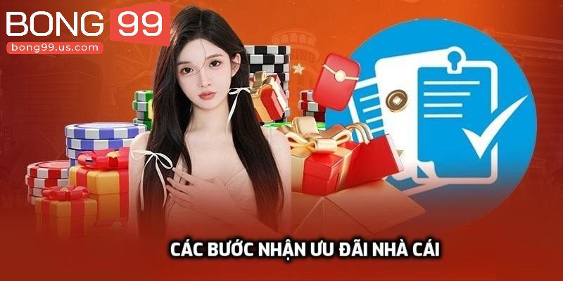 Các bước nhận ưu đãi nhà cái siêu đơn giản